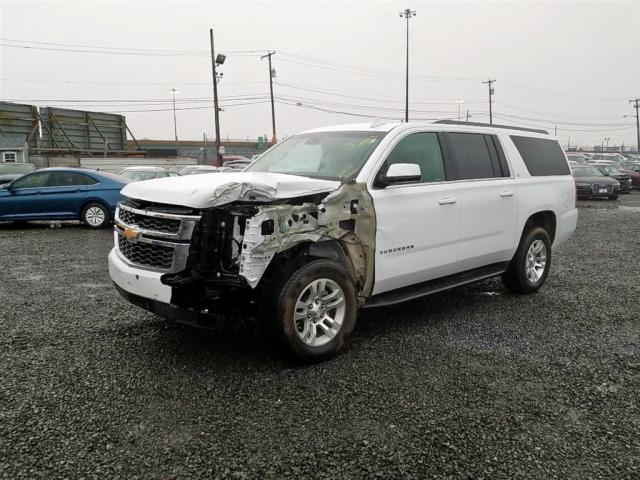 1GNSCHKC8KR206615 - 2019 CHEVROLET SUBURBAN C WHITE photo 2