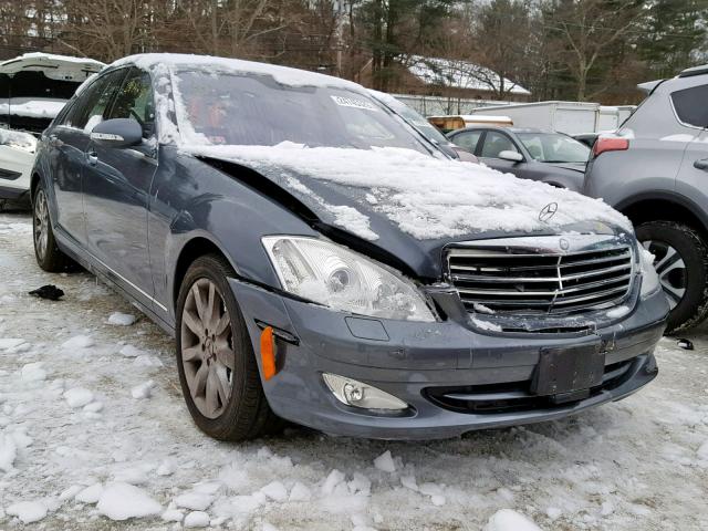 WDDNG71X17A081980 - 2007 MERCEDES-BENZ S 550 GRAY photo 1