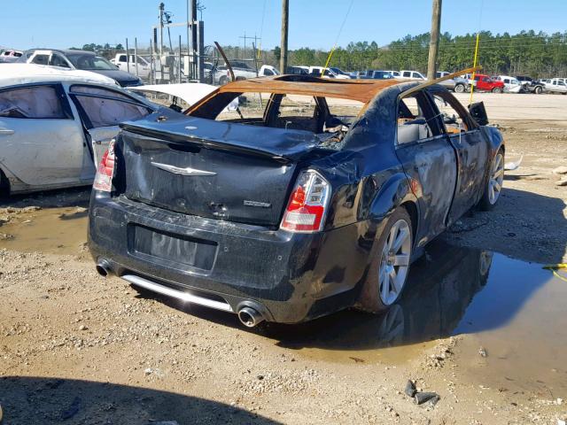 2C3CCAFJ1CH800627 - 2012 CHRYSLER 300 SRT-8 BLACK photo 4