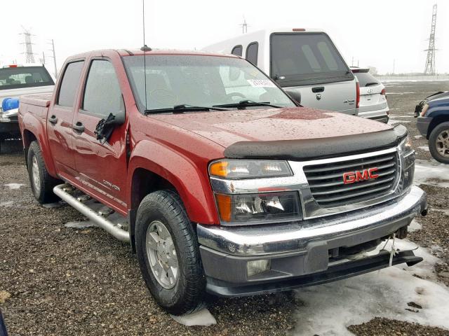 1GTDT136458142956 - 2005 GMC CANYON RED photo 1