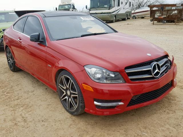 WDDGJ4HBXDF952022 - 2013 MERCEDES-BENZ C 250 RED photo 1