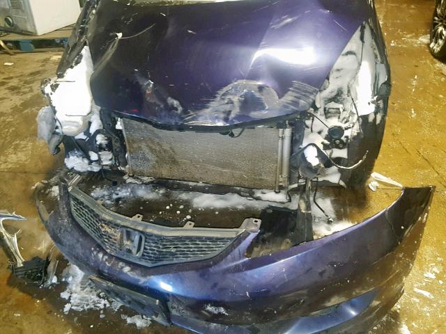 JHMGE88489S063563 - 2009 HONDA FIT SPORT PURPLE photo 9