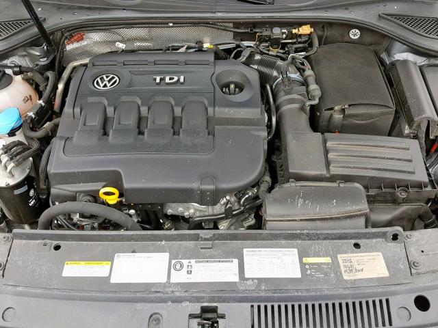 1VWBV7A37FC084947 - 2015 VOLKSWAGEN PASSAT SE GRAY photo 7