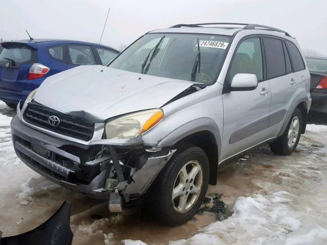 JTEHH20V010077600 - 2001 TOYOTA RAV4 SILVER photo 2