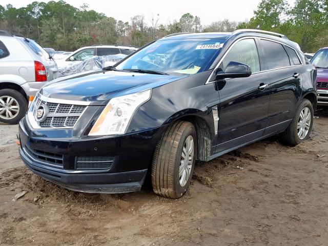 3GYFNAE36CS514849 - 2012 CADILLAC SRX LUXURY BLACK photo 2