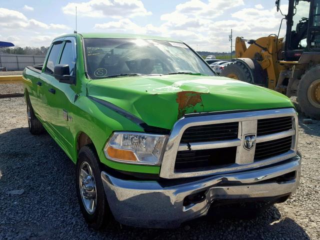 3D7TP2CT8AG114082 - 2010 DODGE RAM 2500 GREEN photo 1