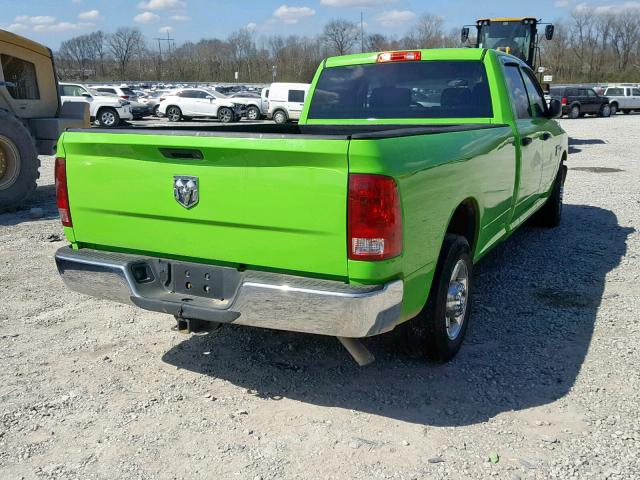 3D7TP2CT8AG114082 - 2010 DODGE RAM 2500 GREEN photo 4