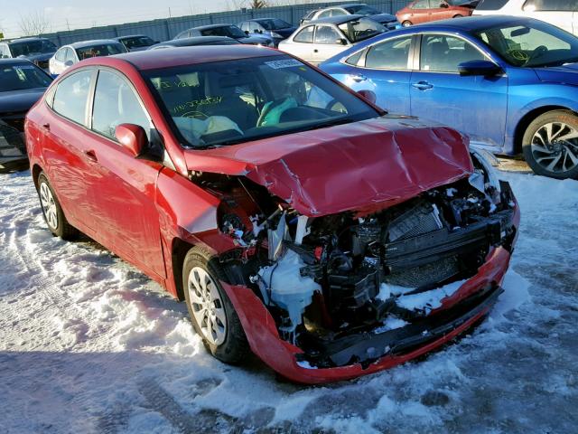 KMHCT4AE7HU236134 - 2017 HYUNDAI ACCENT SE RED photo 1