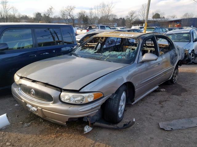 1G4HP54K114193062 - 2001 BUICK LESABRE CU GOLD photo 2