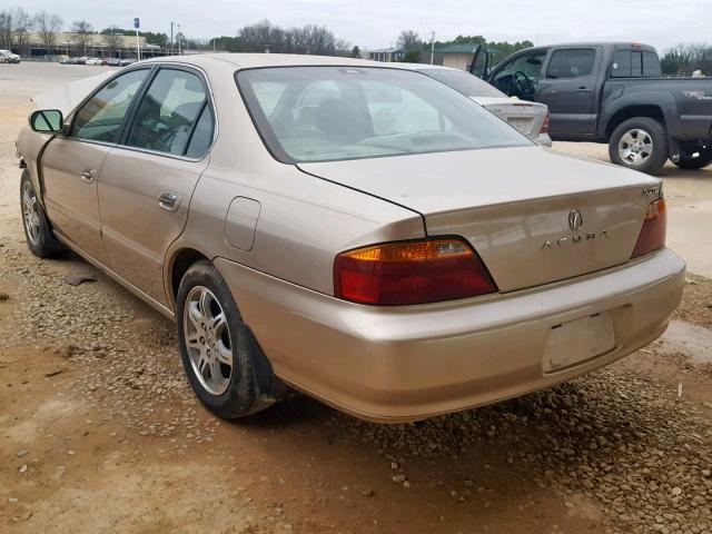 19UUA566XYA066912 - 2000 ACURA 3.2TL GOLD photo 3