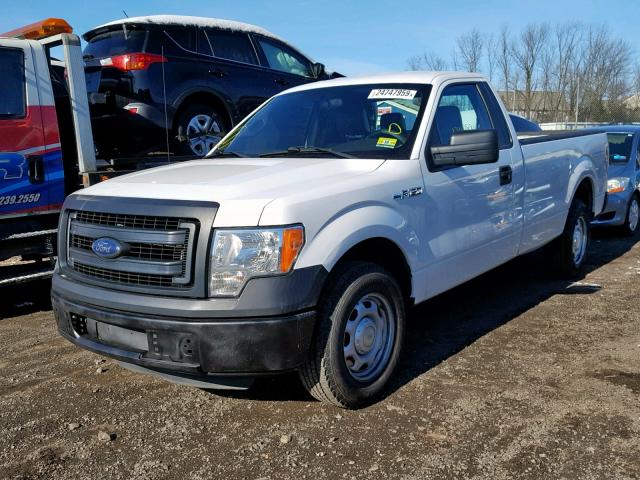 1FTMF1CM3DKF83498 - 2013 FORD F150 WHITE photo 2