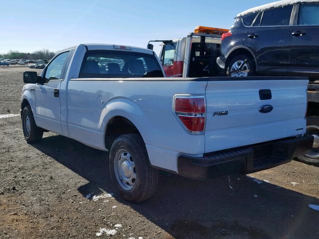 1FTMF1CM3DKF83498 - 2013 FORD F150 WHITE photo 3