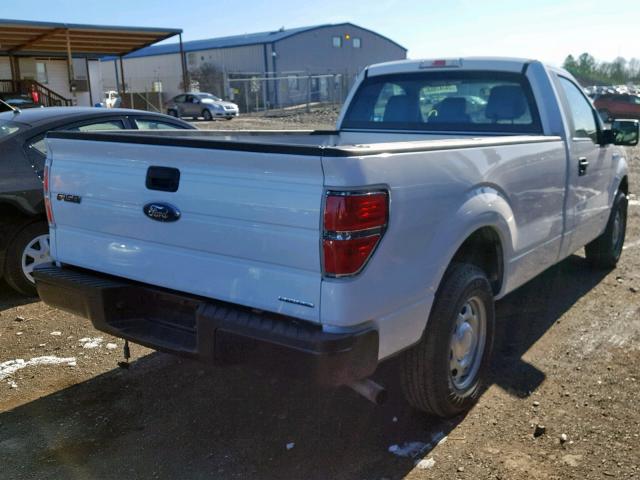 1FTMF1CM3DKF83498 - 2013 FORD F150 WHITE photo 4