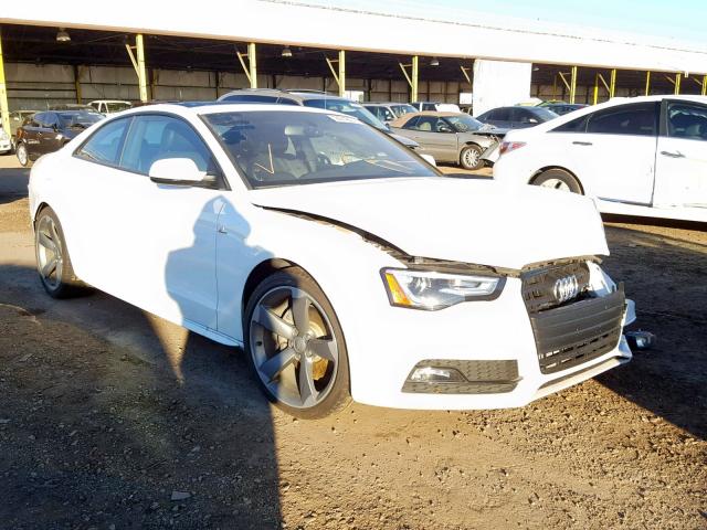 WAUMFAFR4FA011482 - 2015 AUDI A5 PREMIUM WHITE photo 1