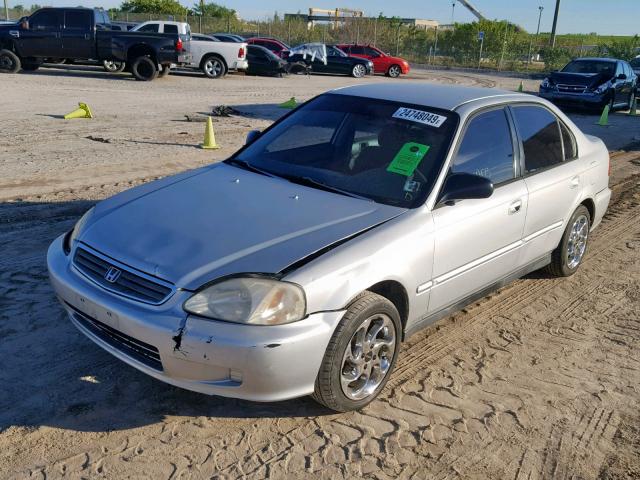 2HGEJ6618YH568303 - 2000 HONDA CIVIC BASE Gümüş foto 2