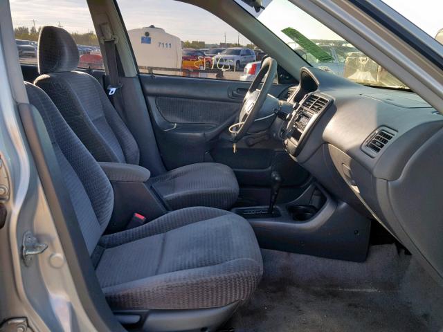 2HGEJ6618YH568303 - 2000 HONDA CIVIC BASE Gümüş foto 5