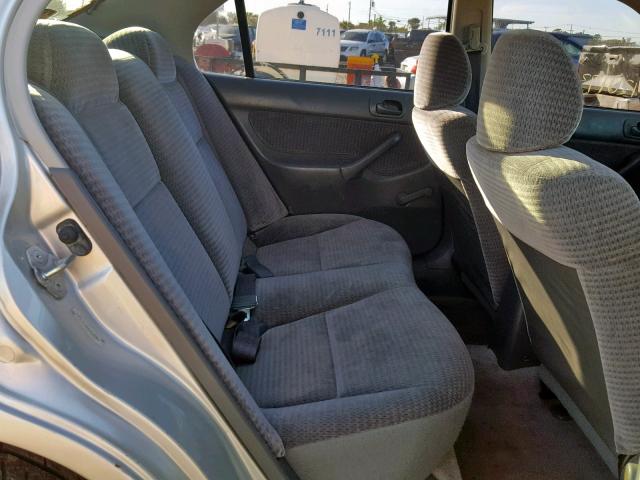 2HGEJ6618YH568303 - 2000 HONDA CIVIC BASE Gümüş foto 6