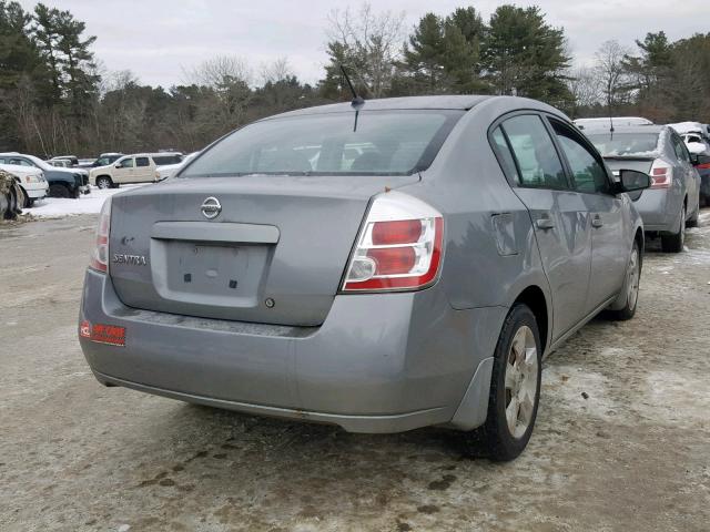 3N1AB61E08L681516 - 2008 NISSAN SENTRA 2.0 GRAY photo 4