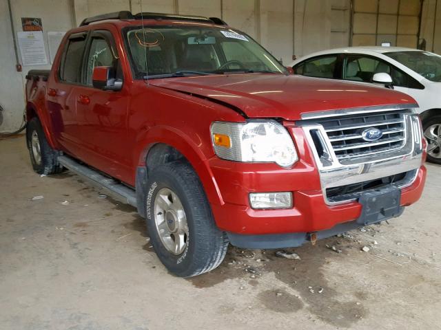 1FMEU5DE7AUA08115 - 2010 FORD EXPLORER S MAROON photo 1