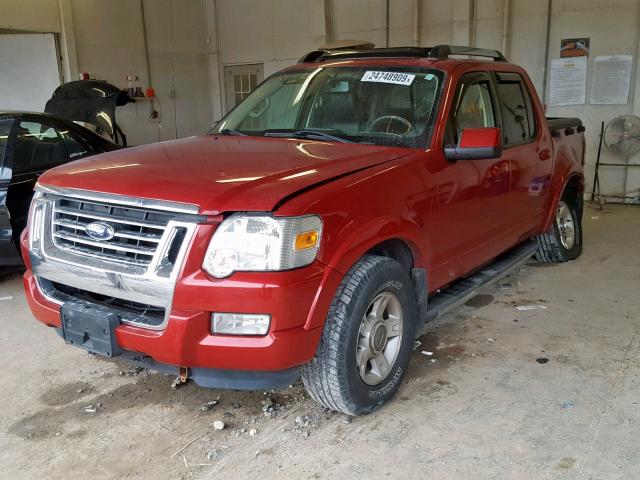 1FMEU5DE7AUA08115 - 2010 FORD EXPLORER S MAROON photo 2