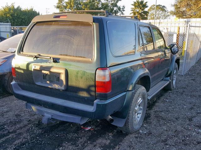 JT3GN86R4Y0155901 - 2000 TOYOTA 4RUNNER SR GREEN photo 4