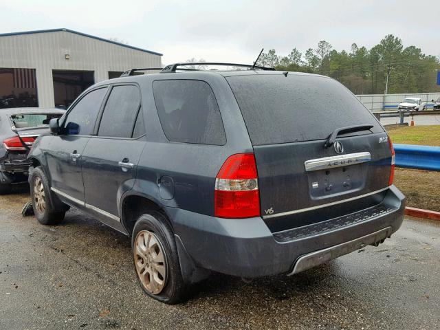 2HNYD18643H513199 - 2003 ACURA MDX TOURIN BLUE photo 3