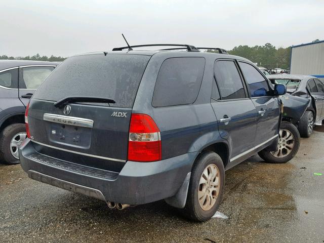 2HNYD18643H513199 - 2003 ACURA MDX TOURIN BLUE photo 4