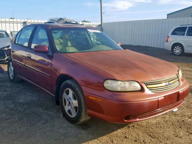 1G1NE52J72M571421 - 2002 CHEVROLET MALIBU LS BURGUNDY photo 1
