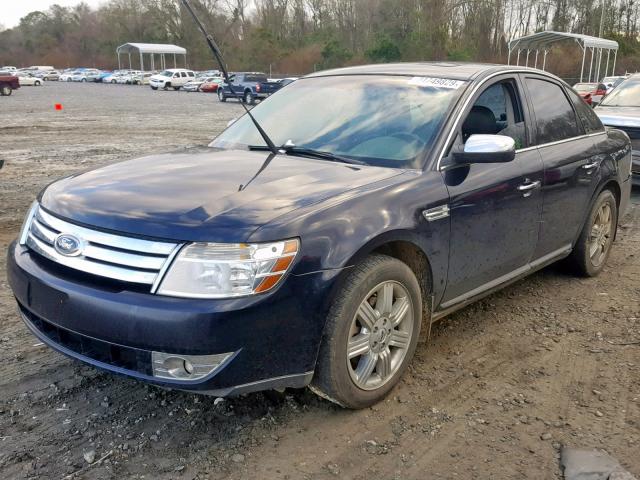 1FAHP25W48G183256 - 2008 FORD TAURUS LIM BLUE photo 2