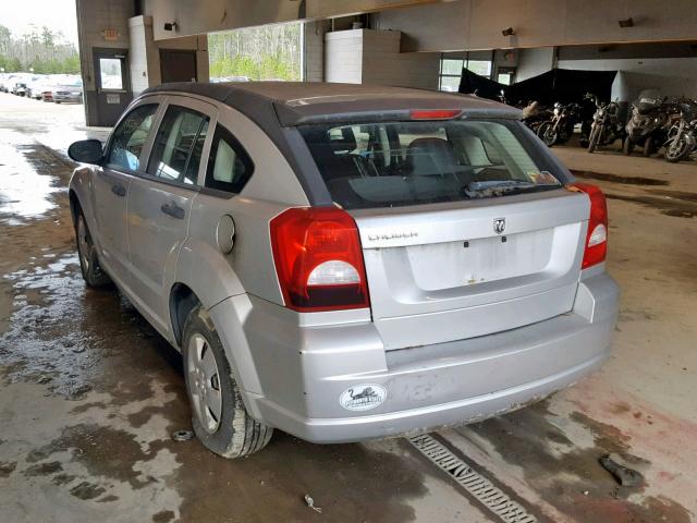 1B3HB28B78D625578 - 2008 DODGE CALIBER SILVER photo 3