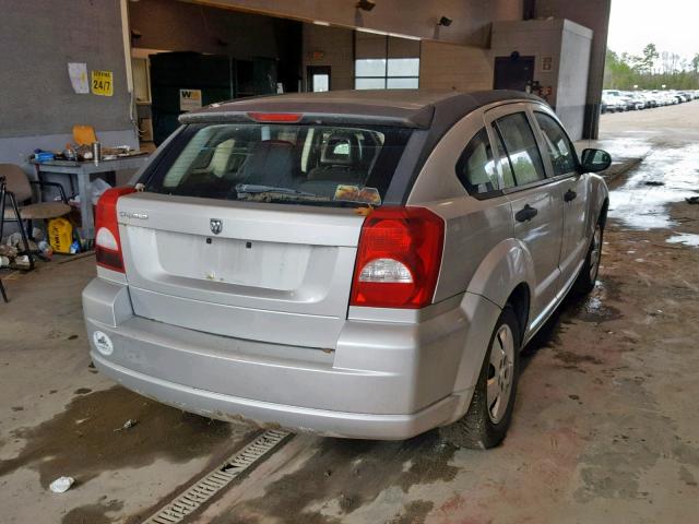 1B3HB28B78D625578 - 2008 DODGE CALIBER SILVER photo 4