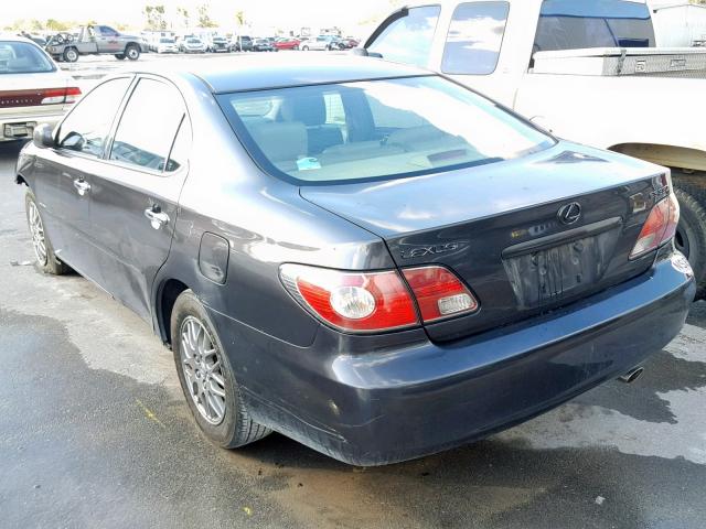 JTHBA30G645043771 - 2004 LEXUS ES 330 GRAY photo 3