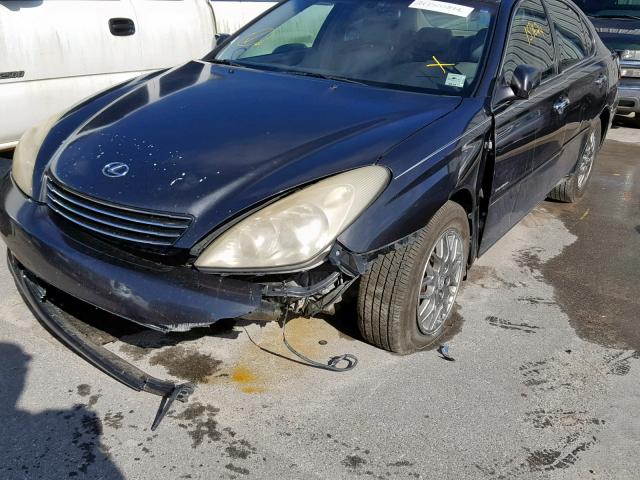 JTHBA30G645043771 - 2004 LEXUS ES 330 GRAY photo 9