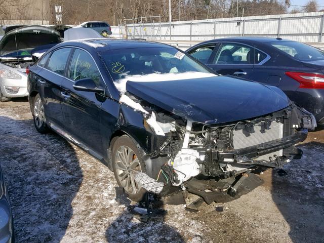 5NPE34AF9HH457718 - 2017 HYUNDAI SONATA SPO BLACK photo 1