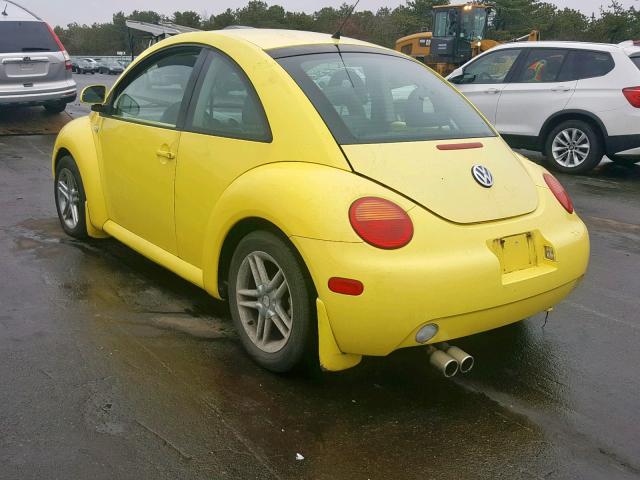 3VWDD21C1YM452975 - 2000 VOLKSWAGEN NEW BEETLE Sarı foto 3
