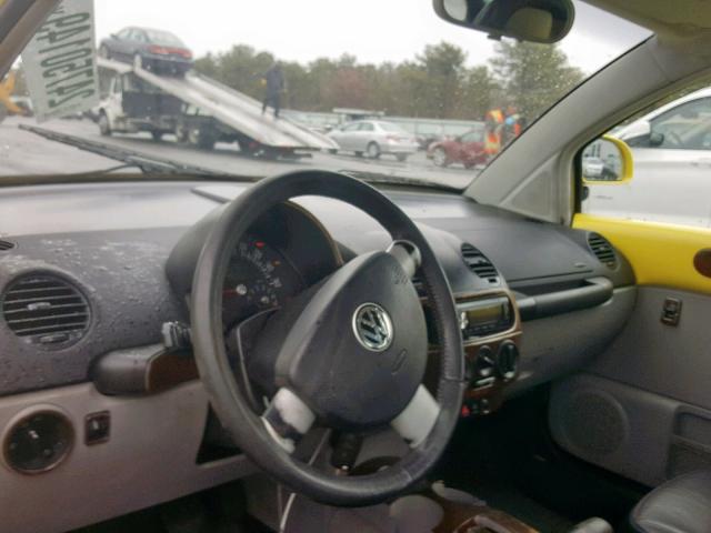 3VWDD21C1YM452975 - 2000 VOLKSWAGEN NEW BEETLE Sarı foto 9
