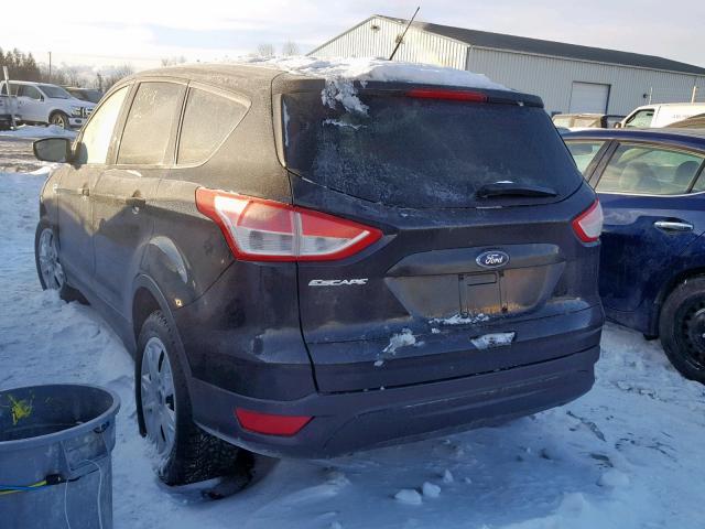 1FMCU0F75EUC88535 - 2014 FORD ESCAPE S BLACK photo 3