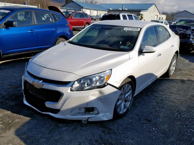 1G11F5SL9FF319208 - 2015 CHEVROLET MALIBU LTZ WHITE photo 2