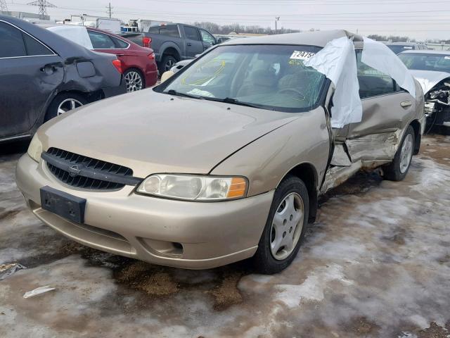 1N4DL01D21C233989 - 2001 NISSAN ALTIMA XE GOLD photo 2