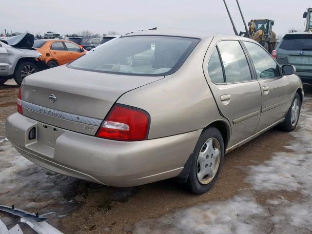 1N4DL01D21C233989 - 2001 NISSAN ALTIMA XE GOLD photo 4