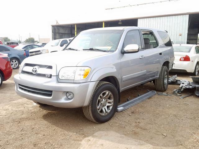 5TDZT38A07S297596 - 2007 TOYOTA SEQUOIA LI GRAY photo 2