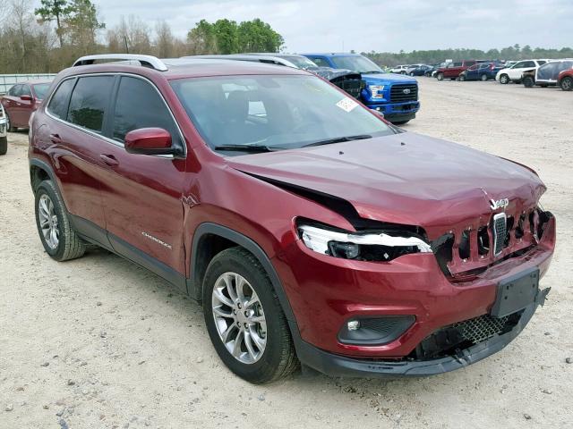 1C4PJLLX3KD170838 - 2019 JEEP CHEROKEE L RED photo 1