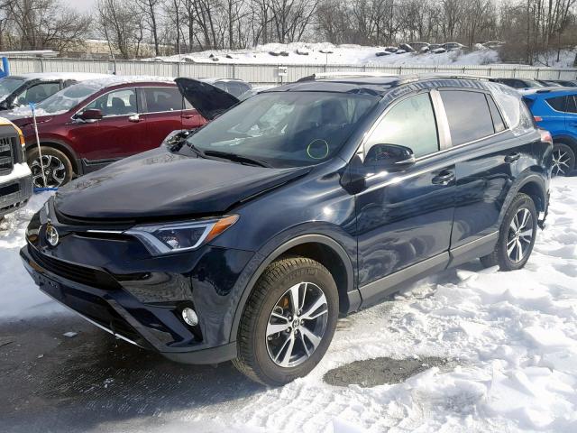 2T3RFREV8JW739970 - 2018 TOYOTA RAV4 ADVEN BLACK photo 2