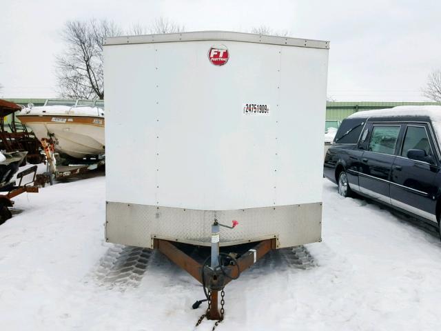 1WF200G2XC1192011 - 2012 WELLS CARGO TRAILER WHITE photo 2