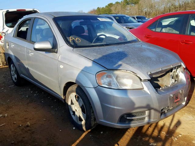 KL1TD56618B052173 - 2008 CHEVROLET AVEO BASE ვერცხლისფერი ფოტო 1