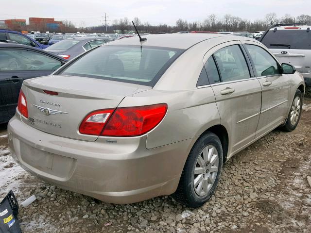 1C3LC46B59N567149 - 2009 CHRYSLER SEBRING LX TAN photo 4