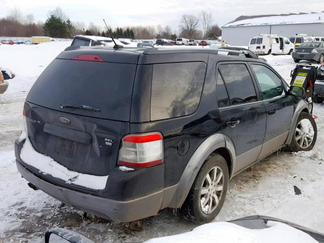 1FMDK05W88GA11223 - 2008 FORD TAURUS X S BLACK photo 4