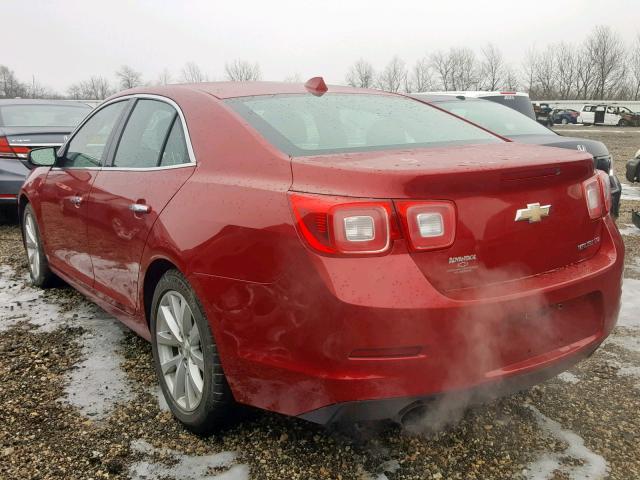 1G11H5SA9DF289522 - 2013 CHEVROLET MALIBU LTZ RED photo 3