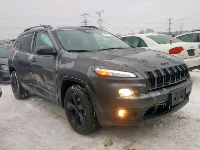 1C4PJLCB3JD543038 - 2018 JEEP CHEROKEE L GRAY photo 1