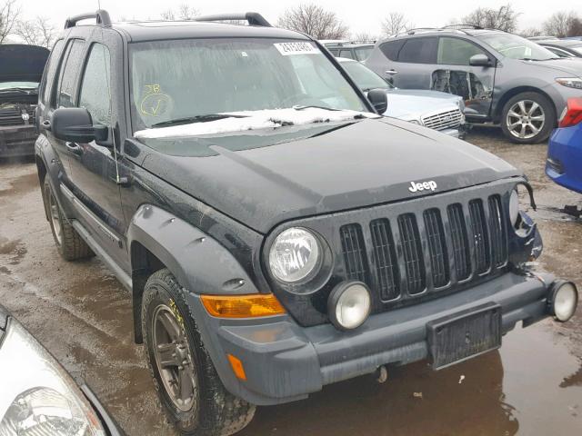 1J8GL38K66W180810 - 2006 JEEP LIBERTY RE BLACK photo 1